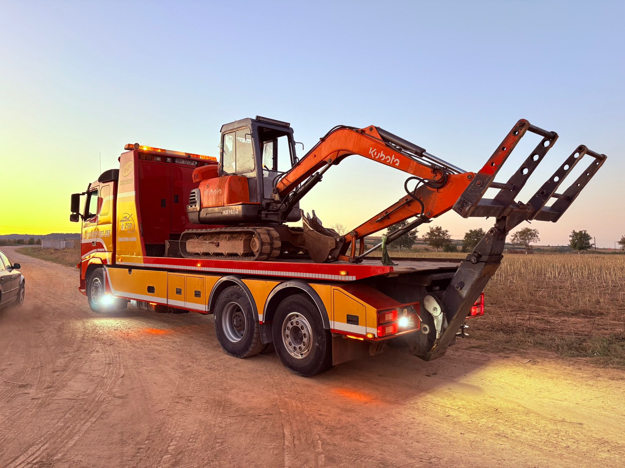 Transport utilaje constructii